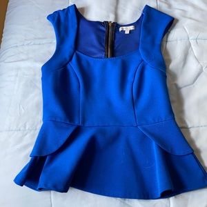 Charlotte Russe peplum top small